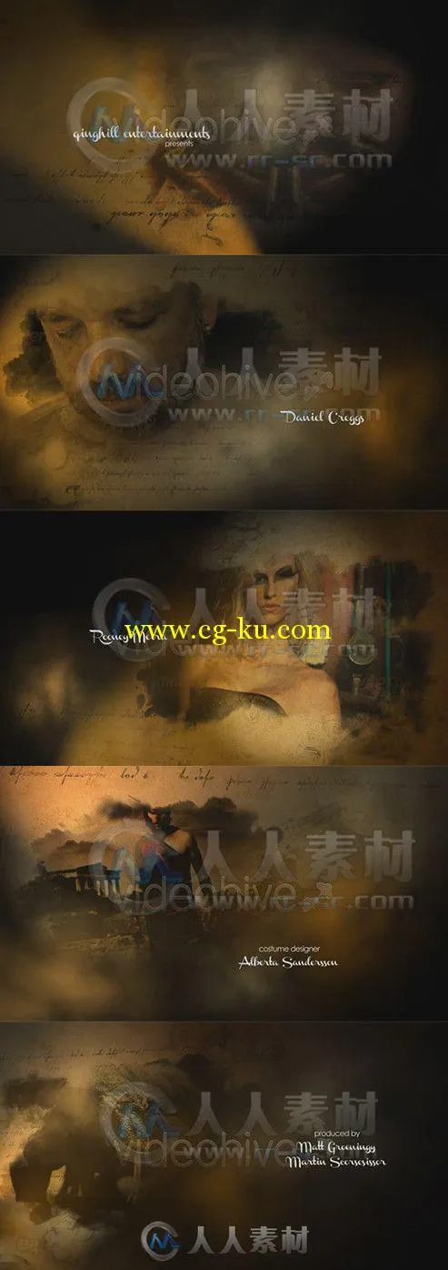 史诗级历史电影片头动画AE模板 Videohive History Style Movie Opening 5057413的图片1