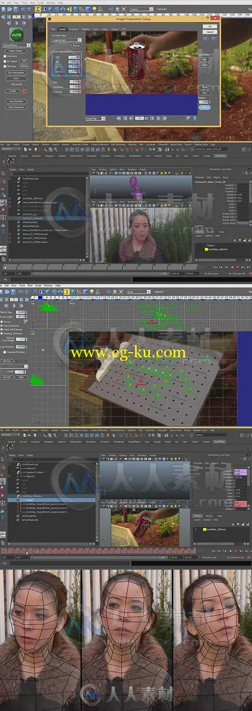 SynthEyes与Maya人物特效跟踪技巧视频教程 Digital-Tutors Tracking Using SynthEy...的图片1