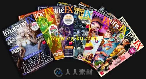 科幻数字艺术杂志2014年合辑 ImagineFX Magazine 2014 Full Collection的图片1