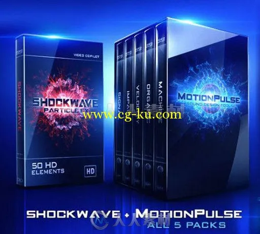 VC超级冲击影音包装合辑 Video Copilot Motion Pulse + Shockwave HD的图片1