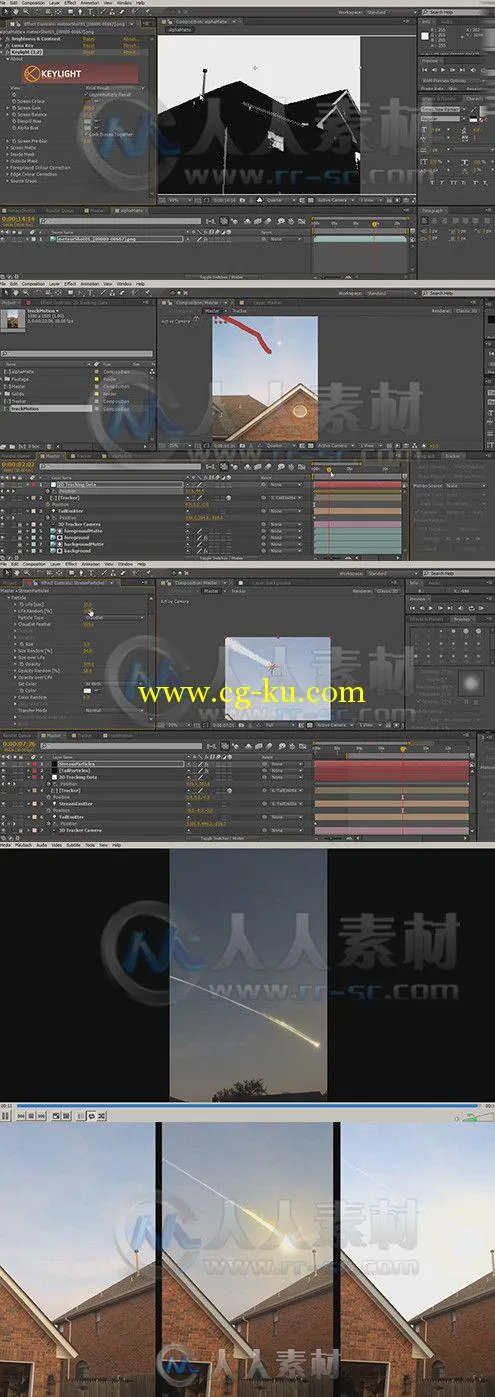 AE流星飞逝特效制作视频教程 Digital-Tutors Creating a Meteor VFX Shot in After...的图片1