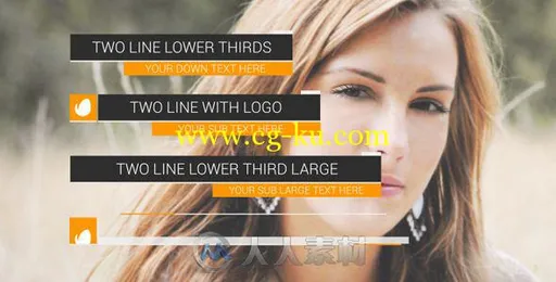 优雅横栏提示板动画AE模板 Videohive Dynamic Lower Thirds 9170504的图片2