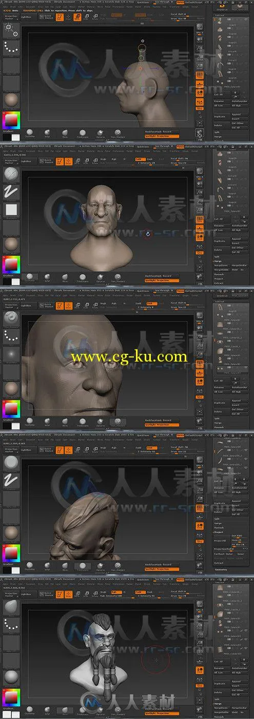 Zbrush个性角色造型制作视频教程第二季 3DMotive Stylized Character Modeling Vol...的图片1