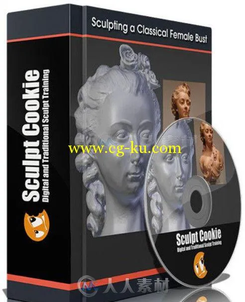 Blender古典女性形象雕刻艺术视频教程 CGCookie Scultping a Classical Female Bust的图片2