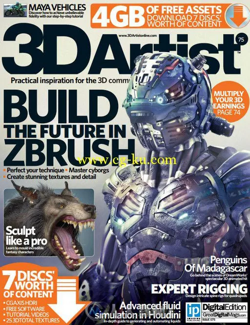 3D艺术家书籍杂志第75期 3D Artist Issue 75 2015的图片2