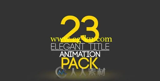 23组实用字体排版包装动画AE模板 VideoHive 23 Elegant Title Animation 9693080的图片1