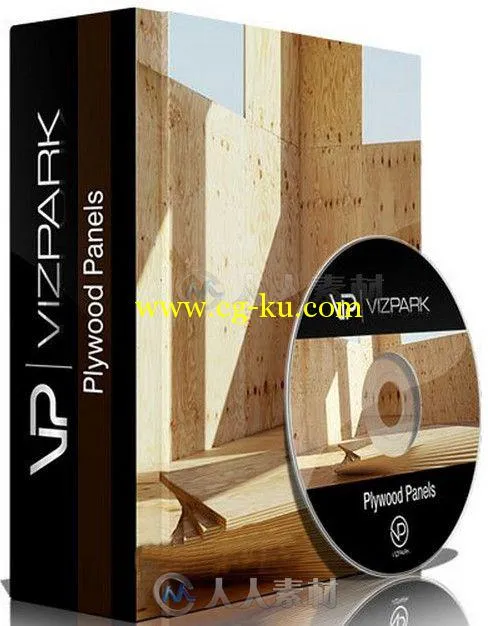 胶合板木板纹理贴图合辑 VIZPARK Plywood Planks的图片1