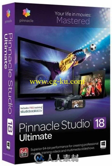 Pinnacle Studio品尼高非编剪辑软件V18.0.2.444版+资料包 Pinnacle Studio 18.0.2....的图片1