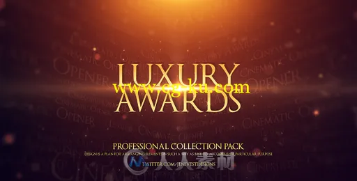 超级盛典影视级动画包装AE模板 Videohive Luxury Awards 9407992的图片1