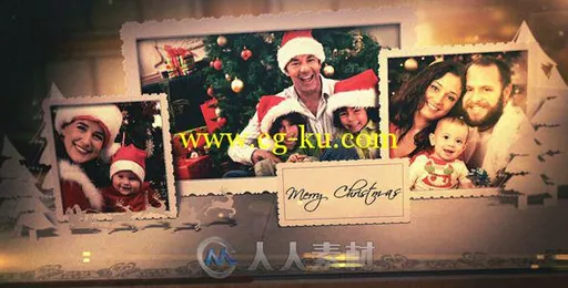 圣诞快乐折纸书动画AE模板 Videohive Merry Christmas 9649613的图片2