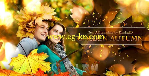 黄金秋季相册动画AE模板 Videohive Golden Autumn 5615144的图片1