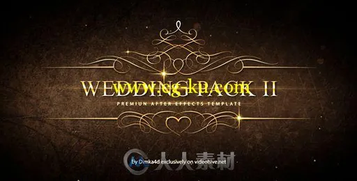 经典婚礼包装相册动画AE模板 Videohive Wedding Pack II 8129691的图片1