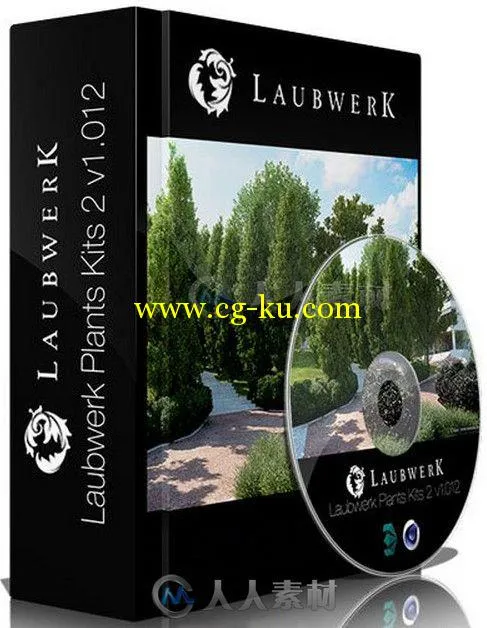 Laubwerk Plants Kit 2真实植物场景C4D与3dsmax插件2V1.012版的图片1