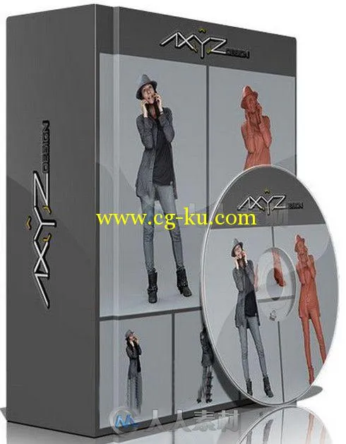 常用生活人物3D模型合辑 AXYZ Design Ready-Posed 3D Humans MeMsS001HD2的图片2