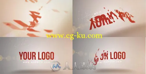 超酷旋转能量Logo演绎动画AE模板 Videohive Energy Logo Reveal 6208785的图片1