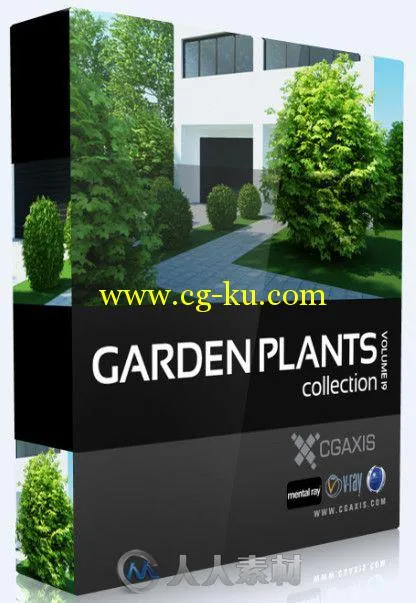 花园植物3D模型合辑 CGAxis Models Volume 19 Garden Plants的图片1