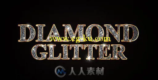 闪亮钻石Logo演绎动画AE模板 Videohive Diamond Glitter Titles Diamond Glitter T...的图片1