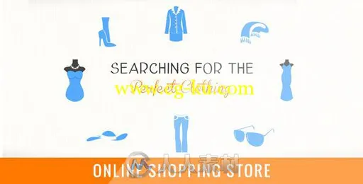 网络在线商城宣传动画AE模板 Videohive Online Shopping Store 5073806的图片1