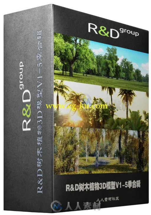 R&D树木植物3D模型V1-5季合辑 R&D Group iTrees VOL 1-5的图片2