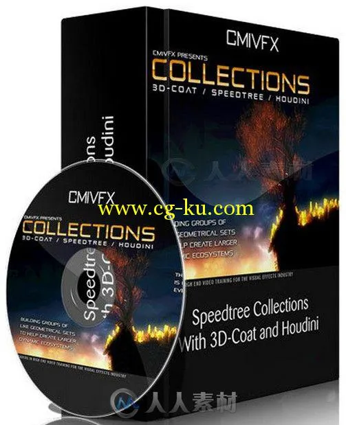 3D-Coat与Houdini树木植物场景制作视频教程 cmiVFX Speedtree Collections With 3D...的图片2