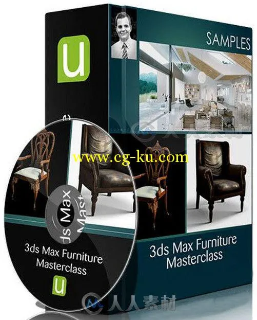 3dsMax家具制作实例训练视频教程 Udemy 3ds Max Furniture Masterclass的图片2