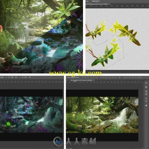 Photoshop从幻境到真实特效制作视频教程 Digital-Tutors Transitioning Environmen...的图片1