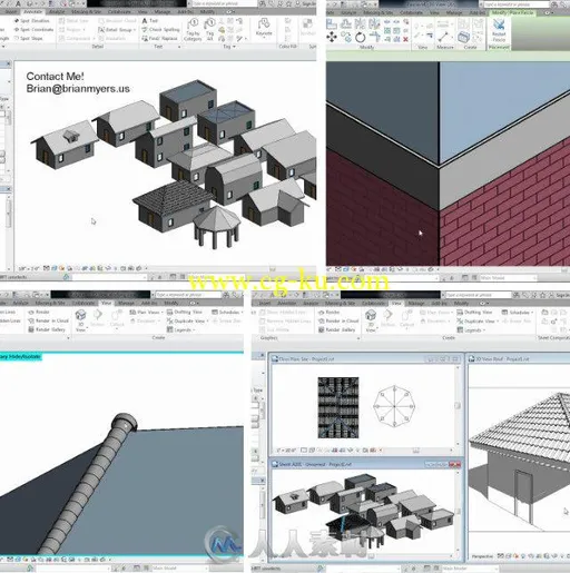 Revit Architecture人性化屋顶设计训练视频教程 InfiniteSkills Revit Architectur...的图片1