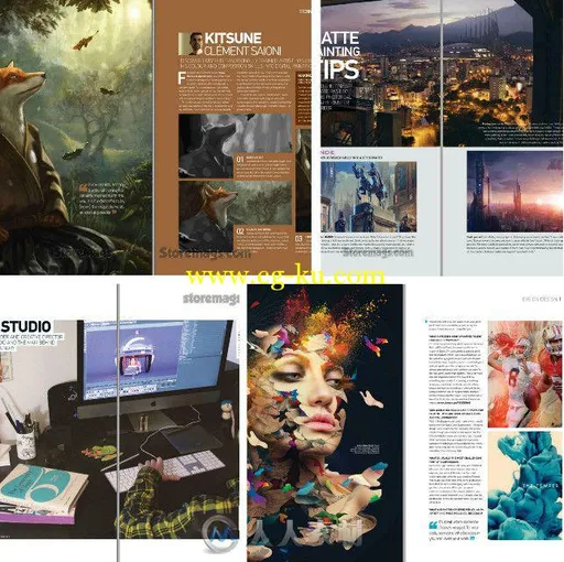 Photoshop高端杂志2015年总第132期 Advanced Photoshop Issue 132 2015的图片1