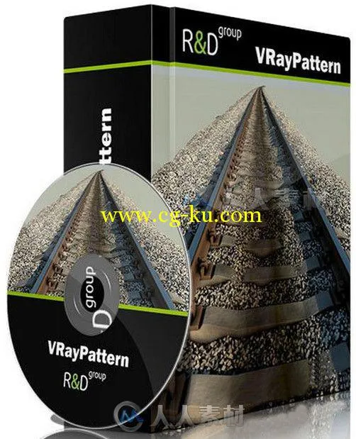 VRayPattern置换几何3dsmax插件V1.068版 VRayPattern 1.068 for 3ds Max 2014-2015的图片1