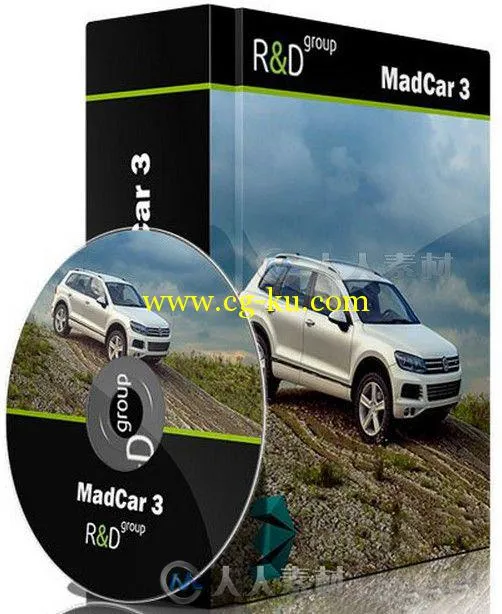 MadCar汽车绑定3dsmax插件V3.026版 MadCar 3.026 for 3ds Max 2014-2015的图片1