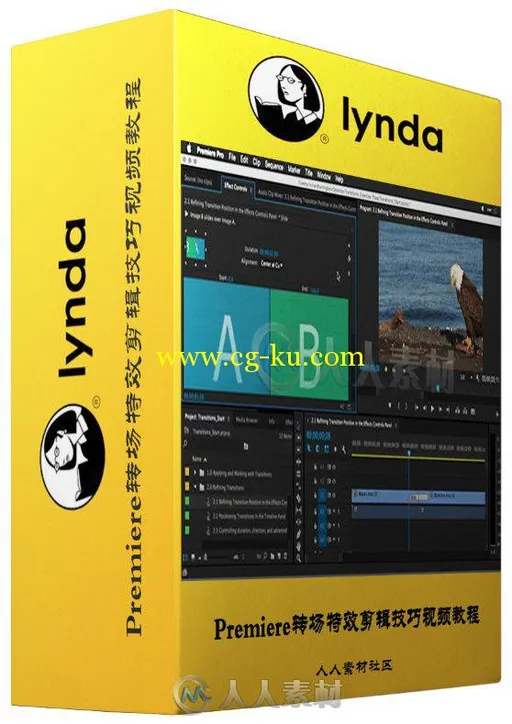 Premiere转场特效剪辑技巧视频教程 Lynda Premiere Pro Guru Better Transitions的图片2