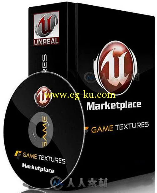 Unreal Engine游戏公路扩展资料包 Unreal Engine Game Textures Road Pack的图片2