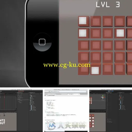 Unity拼图益智手游制作视频教程 Digital-Tutors Creating a Mobile Puzzle Game in...的图片1