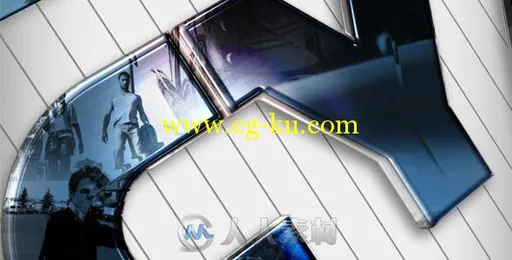 反光质感标题展示动画AE模板 Videohive Glossy Video Reflections Logo or Title 8...的图片2