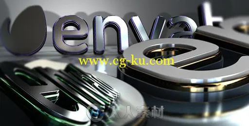 三维水波纹Logo演绎动画AE模板 VideoHive 3D Logo Water Motion 10435811的图片1