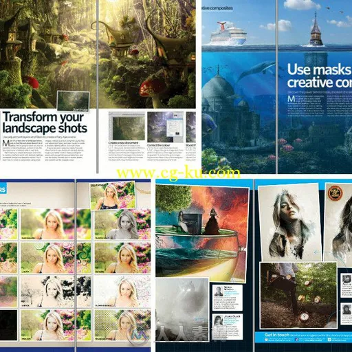 Photoshop创意杂志2015年第124期 Photoshop Creative Issue 124 2015的图片2