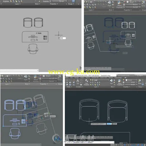 AutoCAD动态模块技术训练视频教程 Lynda Designing Dynamic Blocks in AutoCAD的图片1