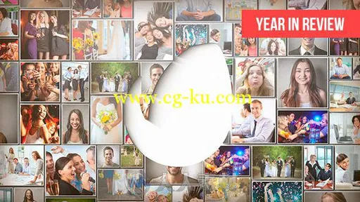 年会婚庆寿宴图展动画AE模板 Videohive Year in Review 10387670的图片2