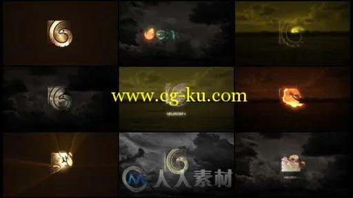 10组史诗级震撼Logo演绎动画AE模板 Videohive 10 Cinematic Logos 10574860的图片1