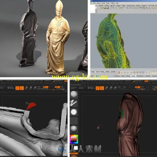 ZBrush与Rhino逆向工程技术训练视频教程 Digital-Tutors Applying Reverse Enginee...的图片1