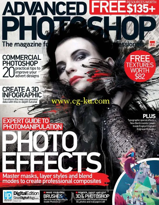 Photoshop高端杂志2015年总第133期 Advanced Photoshop Issue 133 2015的图片2