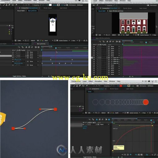 AE动画特效制作训练视频教程 SkillShare Animating With Ease in After Effects的图片1