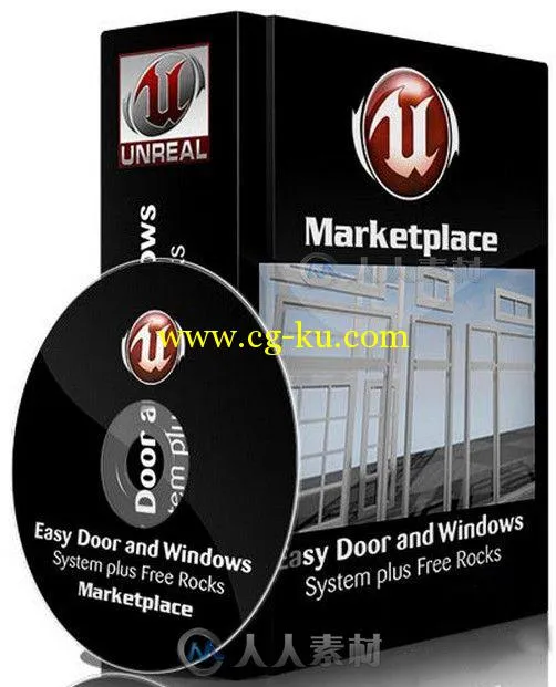 Unreal Engine游戏引擎扩展资料 - 游戏门窗系统 Unreal Engine Marketplace Easy D...的图片1