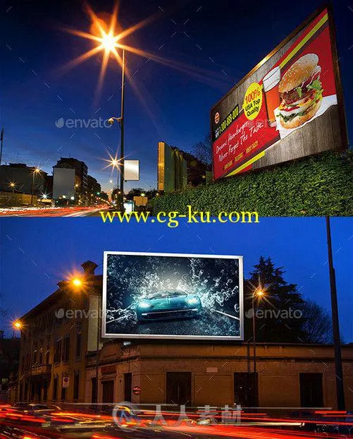 户外广告牌展示PSD模板 Graphicriver Billboard Mockup 10761026的图片1