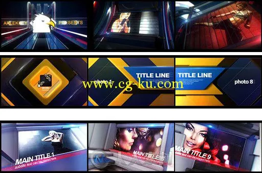 环形多媒体展示动画AE模板 Videohive The Ring 4103397的图片1