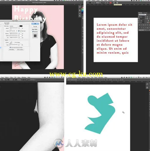 PS钢笔工具基础技巧训练视频教程 SkillShare Fundamentals of Photoshop Typograph...的图片1