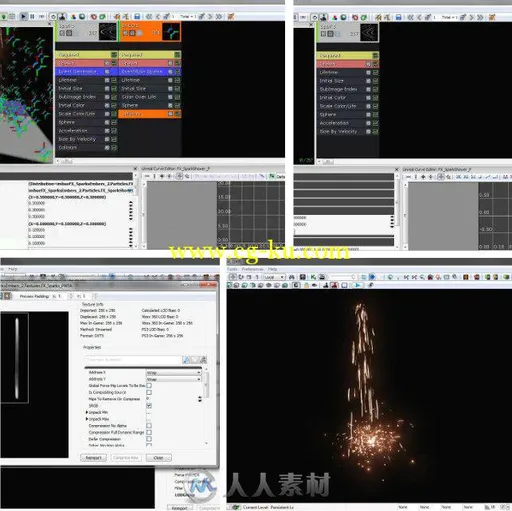 UDK火花粒子制作训练视频教程 3DMotive Sparks Embers and Collision的图片1