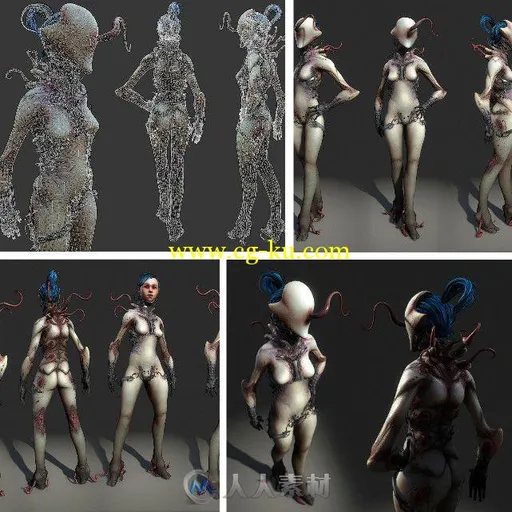 Zbrush超级游戏角色制作训练视频教程 Uartsy Character Pipeline For Games Phoeni...的图片1