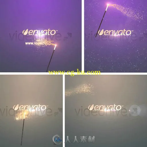 魔术棒Logo演绎动画AE模板 Videohive Magic Stick Logo Opener 5169749的图片1