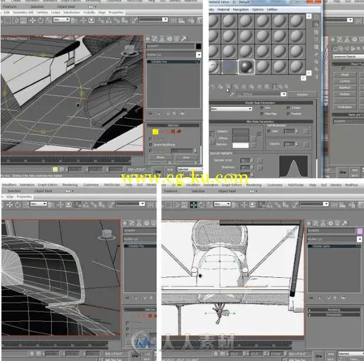 3dsMax快艇建模技术训练视频教程第二季 3DMotive Speedboat Modeling Series Volume 2的图片1